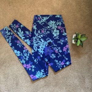 K-Deer Navy, Purple, and Blue Leggings